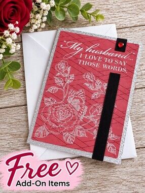 Free With Purchase Valentine Husband Greeting Card